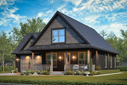 Modern Farmhouse House Plan #699-00455 Elevation Photo