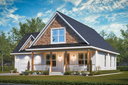 Modern Farmhouse House Plan #699-00455 Elevation Photo