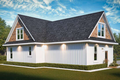 Modern Farmhouse House Plan #699-00455 Elevation Photo
