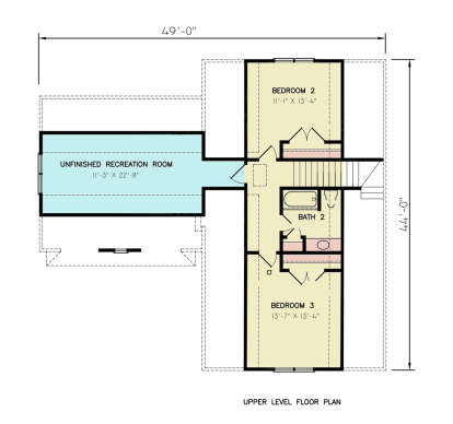 Second Floor for House Plan #699-00455