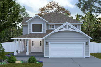 Traditional House Plan #2802-00430 Elevation Photo