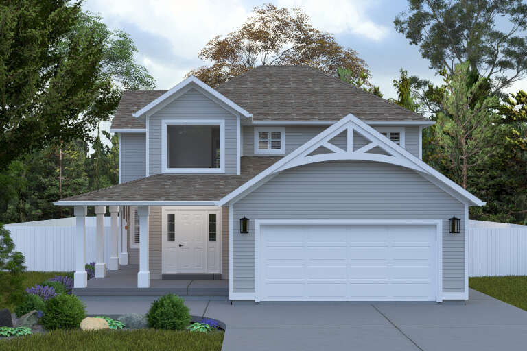 House Plan House Plan #33996 Front Elevation 