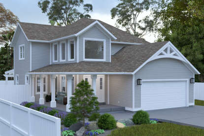 Traditional House Plan #2802-00430 Elevation Photo