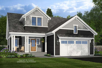 Craftsman House Plan #098-00652 Elevation Photo