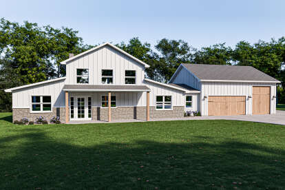 Barn House Plan #1462-00168 Elevation Photo
