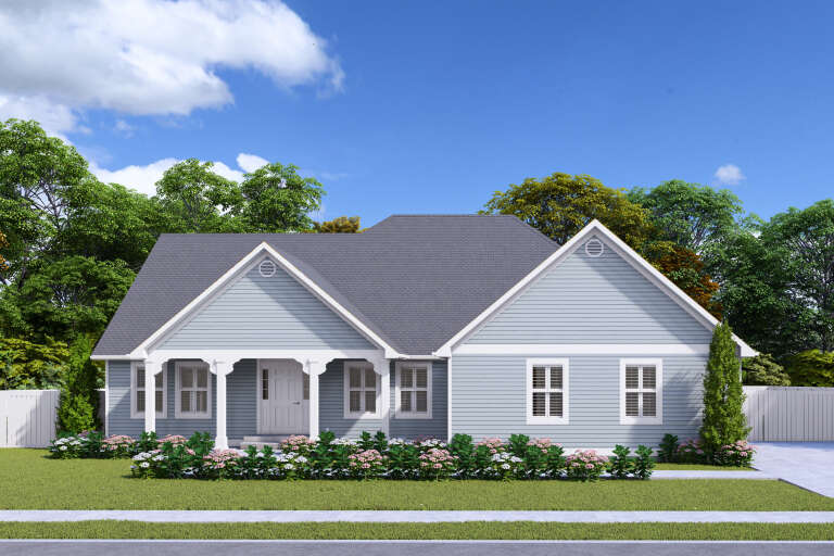 House Plan House Plan #34008 Front Elevation 