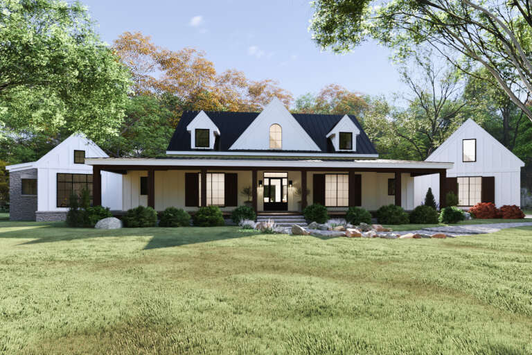 House Plan House Plan #34009 Front Elevation 