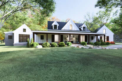 Modern Farmhouse House Plan #8687-00026 Elevation Photo