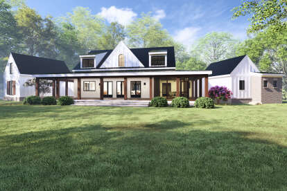 Modern Farmhouse House Plan #8687-00026 Elevation Photo