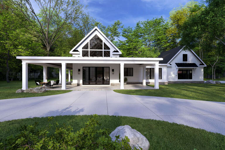 House Plan House Plan #34010 Front Elevation 