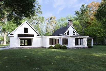 Modern Transitional House Plan #8687-00027 Elevation Photo