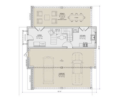 Main Floor for House Plan #8687-00028