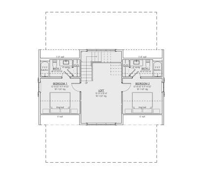 Second Floor for House Plan #8687-00028