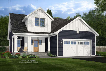 Craftsman House Plan #098-00653 Elevation Photo