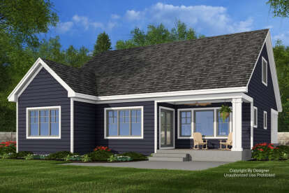 Craftsman House Plan #098-00653 Elevation Photo