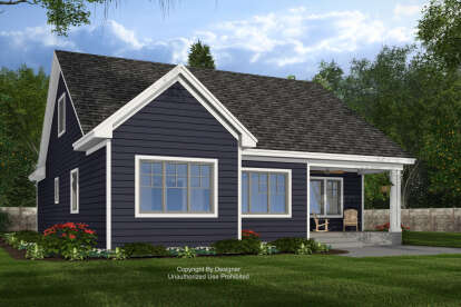 Craftsman House Plan #098-00653 Elevation Photo
