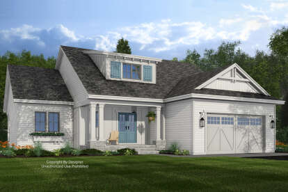 Modern Farmhouse House Plan #098-00654 Elevation Photo
