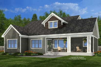 Craftsman House Plan #098-00655 Elevation Photo