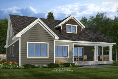 Craftsman House Plan #098-00655 Elevation Photo