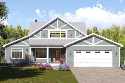 Lake Front House Plan #3125-00033 Elevation Photo