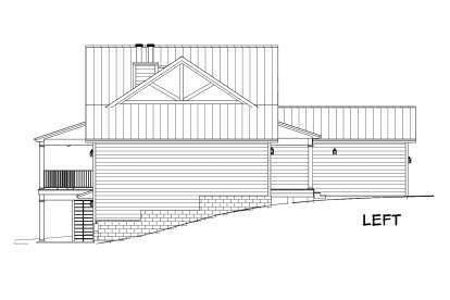 Lake Front House Plan #3125-00033 Elevation Photo