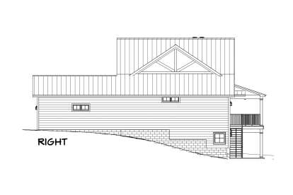Lake Front House Plan #3125-00033 Elevation Photo