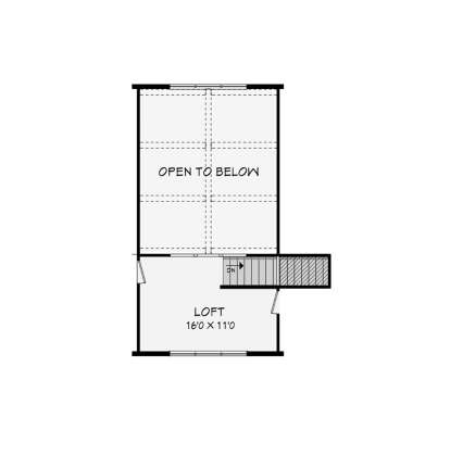 Loft for House Plan #3125-00033