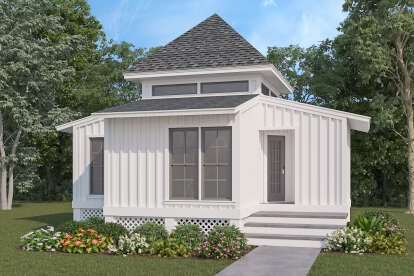 Cottage House Plan #048-00313 Elevation Photo