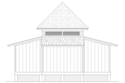 Cottage House Plan #048-00313 Elevation Photo