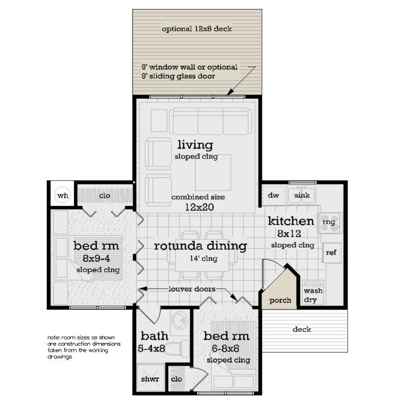 House Plan House Plan #34018 Drawing 1