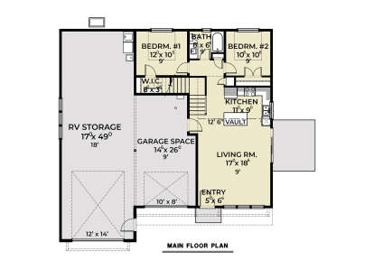 Main Floor for House Plan #2464-00194
