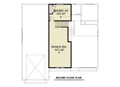 Second Floor for House Plan #2464-00194