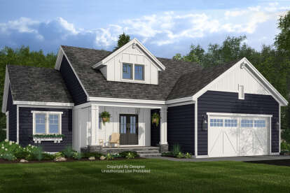Craftsman House Plan #098-00656 Elevation Photo