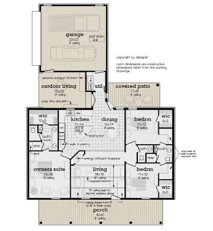 Main Floor  for House Plan #048-00315
