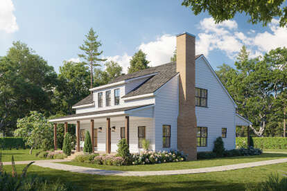 Modern Farmhouse House Plan #7568-00038 Elevation Photo
