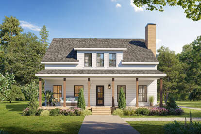 Modern Farmhouse House Plan #7568-00038 Elevation Photo