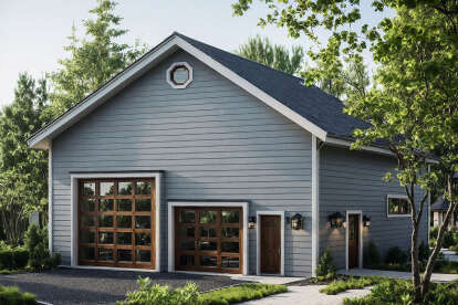 Craftsman House Plan #035-01187 Elevation Photo