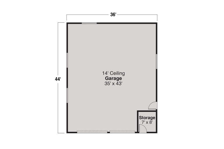 House Plan House Plan #34028 Drawing 1