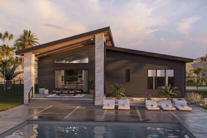 Contemporary House Plan #963-01178 Elevation Photo