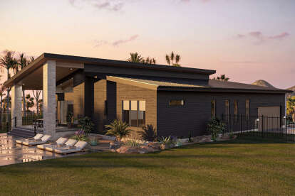 Contemporary House Plan #963-01178 Elevation Photo