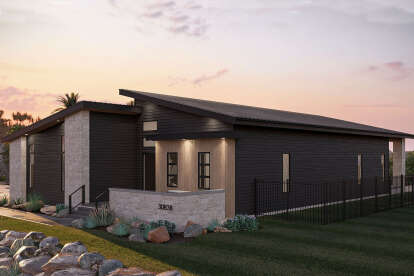 Contemporary House Plan #963-01178 Elevation Photo
