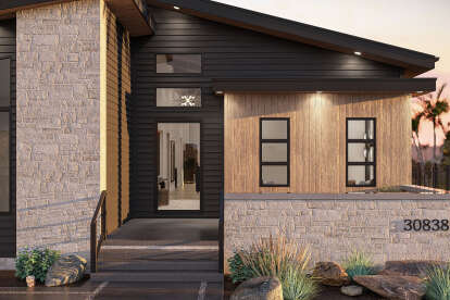 Contemporary House Plan #963-01178 Elevation Photo