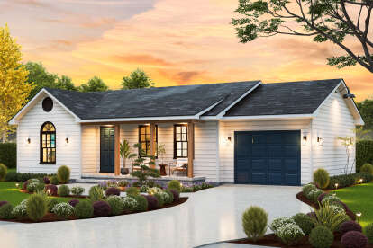 Country House Plan #699-00456 Elevation Photo