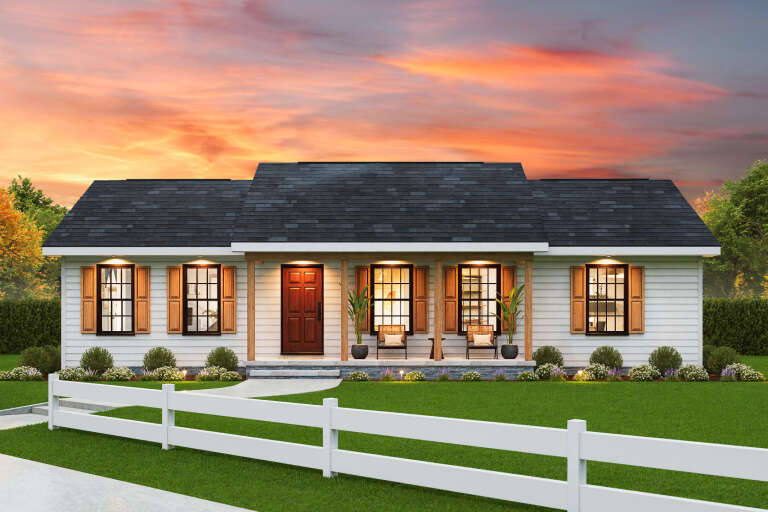 House Plan House Plan #34033 Front Elevation 