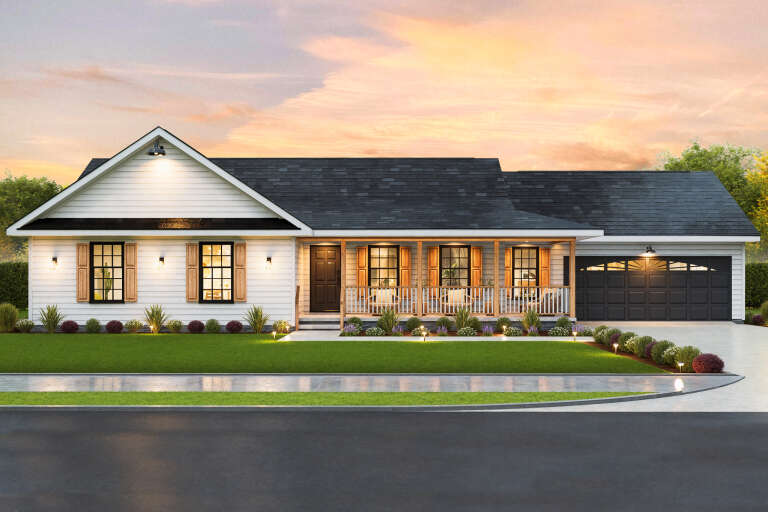 House Plan House Plan #34034 Front Elevation 