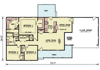 Main Floor for House Plan #699-00458