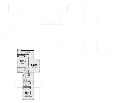 Second Floor for House Plan #963-01179