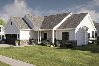 Modern Farmhouse House Plan #963-01180 Elevation Photo