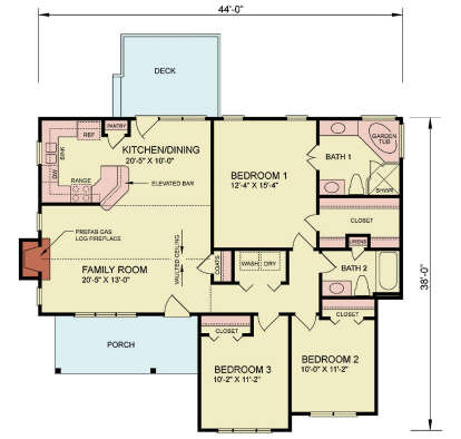 Main Floor for House Plan #699-00459