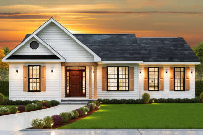 Country House Plan #699-00460 Elevation Photo